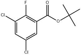 Tert-butyl 3,5-dichloro-2-fluorobenzoate Structure