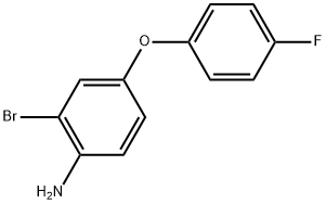2-bromo-4-(4-fluorophenoxy)aniline Struktur