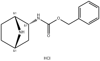 Benzyl ((1R,2R,4S)-7-azabicyclo[2.2.1]heptan-2-yl)carbamate hydrochloride Structure