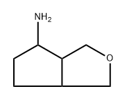 Hexahydro-cyclopenta[c]furan-4-ylamine 结构式