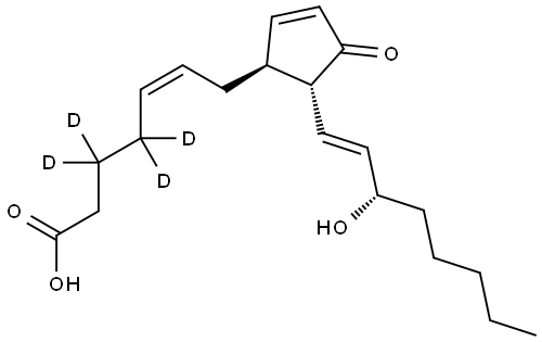 Prostaglandin J2-d4 Structure