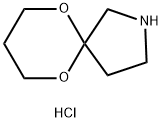 6,10-dioxa-2-azaspiro[4.5]decane hydrochloride Struktur