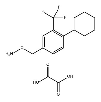 O-(4-环已基-3-三氟甲基苯基)羟胺-半草酸盐形式, 2746387-14-2, 结构式