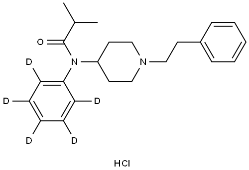 Isobutyryl fentanyl-d5 (hydrochloride) (exempt preparation) Structure