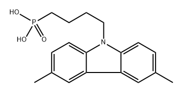 (4-(3,6-二甲基-9H-咔唑-9-基)丁基)膦酸, 2747959-96-0, 结构式