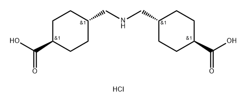 trans,trans-4,4′-(iminodimethylene)di(cyclohexane carboxylic) acid Struktur