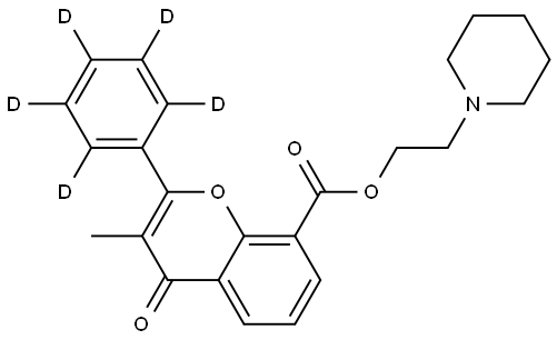 Flavoxate-d5 Struktur