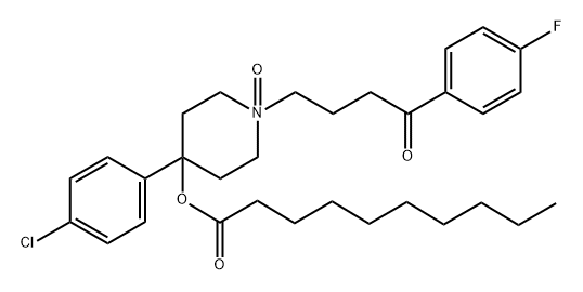 氟哌啶醇癸酸酯N氧化物, 2749298-36-8, 结构式