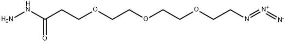N3-PEG3-Hydrazide Structure