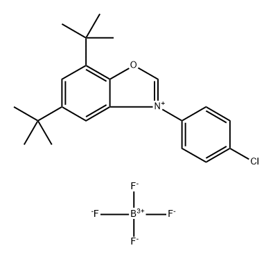 5,7-二叔丁基-3-(4-氯苯基)苯并[D]恶唑-3-鎓四氟硼酸盐, 2750161-88-5, 结构式
