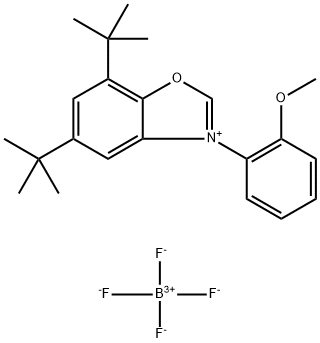 2750162-00-4 Benzoxazolium, 5,7-bis(1,1-dimethylethyl)-3-(2-methoxyphenyl)-, tetrafluoroborate(1-) (1:1)