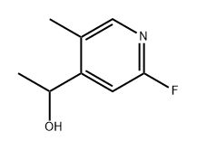 1-(2-氟-5-甲基吡啶-4-基)乙醇,2750509-65-8,结构式