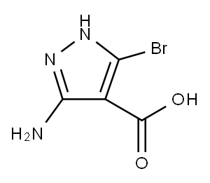 1H-Pyrazole-4-carboxylic acid, 3-amino-5-bromo-, homopolymer,2750646-64-9,结构式