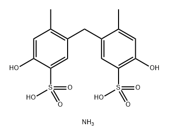 聚甲酚磺醛杂质4NH4, 2751686-04-9, 结构式