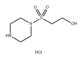 Ethanol, 2-(1-piperazinylsulfonyl)-, hydrochloride (1:1) 结构式
