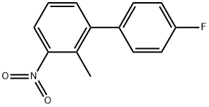 4'-Fluoro-2-methyl-3-nitro-1,1'-biphenyl Structure