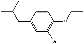 2-Bromo-1-ethoxy-4-isobutylbenzene Structure
