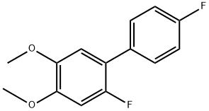 2,4'-Difluoro-4,5-dimethoxy-1,1'-biphenyl Structure