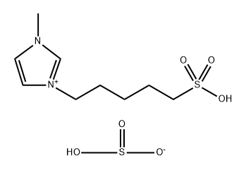1H-Imidazolium, 1-methyl-3-(5-sulfopentyl)-, sulfite (1:1) Structure