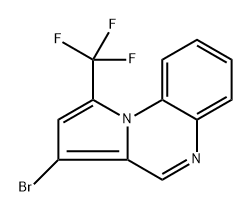 3-Bromo-1-(trifluoromethyl)pyrrolo[1,2-a]quinoxaline Struktur