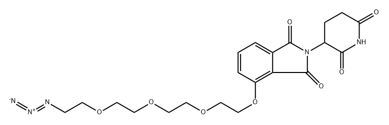 沙利度胺-O-三聚乙二醇-叠氮, 2758432-01-6, 结构式