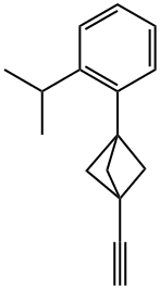 1-乙炔基-3-(2-异丙基-苯基)-双环[1.1.1]戊烷,2760288-83-1,结构式