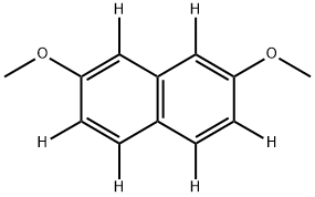 2,7-dimethoxynaphthalene-1,3,4,5,6,8-d6 Struktur