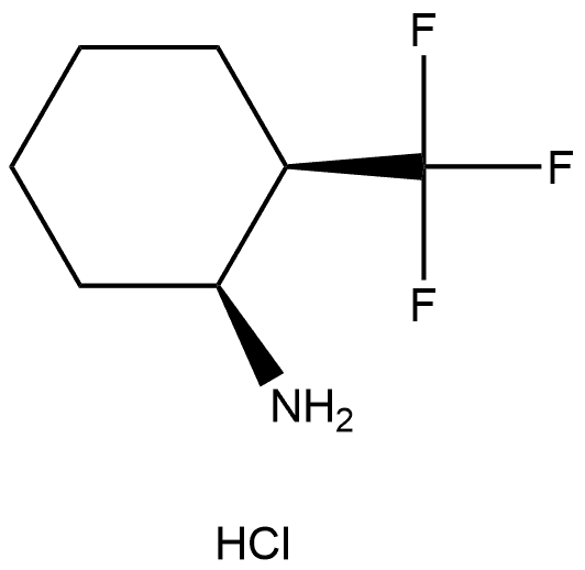 (1S,2R)-2-Trifluoromethyl-cyclohexylamine hydrochloride 结构式