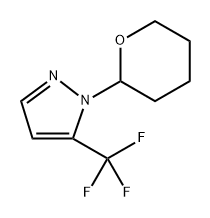 1-(四氢2H-吡喃-2-基)-5-(三氟甲基)-1H-吡唑,2761090-34-8,结构式