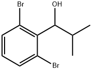 Benzenemethanol, 2,6-dibromo-α-(1-methylethyl)- Struktur