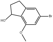5-溴-7-甲氧基-2,3-二氢-1H-茚-1-醇, 2762233-96-3, 结构式
