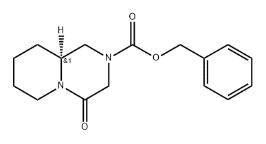 (S)-4-氧代-八氢-吡啶并[1,2-A]吡嗪-2-羧酸苄酯 结构式