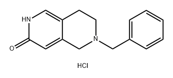 6-苄基-5,6,7,8-四氢-[2,6]萘啶-3-醇盐酸盐 结构式