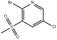 2-溴-5-氯-3-(甲磺酰基)吡啶, 2763647-49-8, 结构式