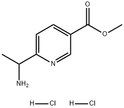 6-(1-氨基乙基)烟酸甲酯二盐酸盐, 2763750-75-8, 结构式