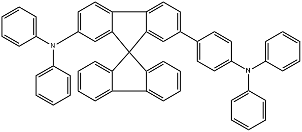 7-[4-(Diphenylamino)phenyl]-N,N-diphenyl-9,9′-spirobi[9H-fluoren]-2-amine Structure