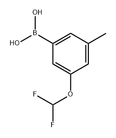 (3-(二氟甲氧基)-5-甲基苯基)硼酸, 2765315-99-7, 结构式