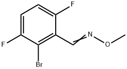2-Bromo-3,6-difluorobenzaldehyde O-methyloxime Structure