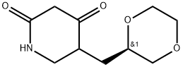 5-(((R)-1,4-二噁烷-2-基)甲基)哌啶-2,4-二酮, 2767411-74-3, 结构式