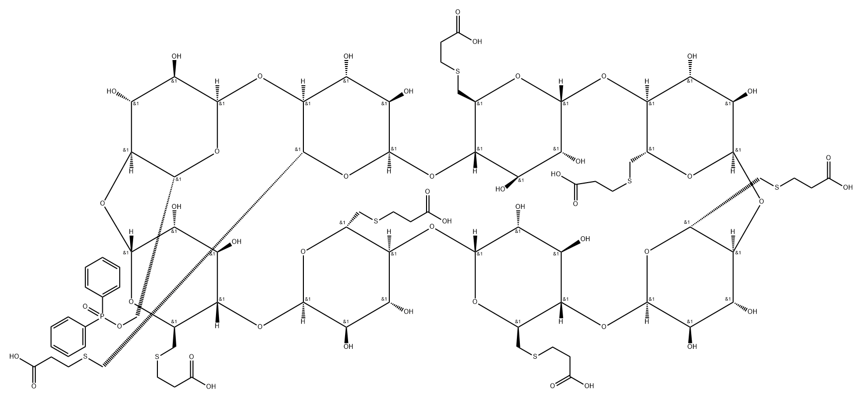 Sugammadex Impurity 41（Org226100-1） Struktur