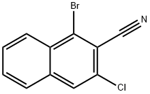 1-溴-3-氯-2-萘腈, 2768870-89-7, 结构式