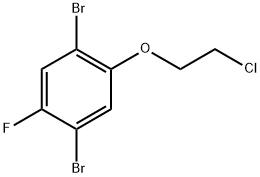 1,4-二溴-2-(2-氯乙氧基)-5-氟苯,2770816-37-8,结构式