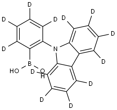 Boronic acid, B-[6-(9H-carbazol-9-yl-1,2,3,4,5,6,7,8-d8)phenyl-2,3,4,5-d4]-|2-(9H-咔唑-9-D8)苯基-3,4,5,6-D4)硼酸