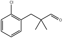 Benzenepropanal, 2-chloro-α,α-dimethyl-,278615-09-1,结构式