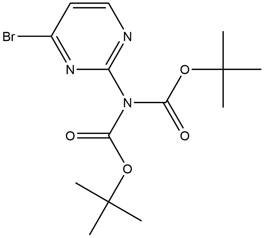 Imidodicarbonic acid, 2-(4-bromo-2-pyrimidinyl)-, 1,3-bis(1,1-dimethylethyl) ester|