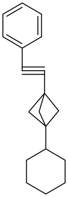 2794101-70-3 1-cyclohexyl-3-(phenylethynyl)bicyclo[1.1.1]pentane