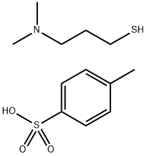 1-Propanethiol, 3-(dimethylamino)-, 4-methylbenzenesulfonate (1:1) 结构式