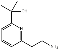 2-(6-(2-Aminoethyl)pyridin-2-yl)propan-2-ol Struktur
