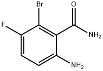 6-Amino-2-bromo-3-fluorobenzamide Struktur