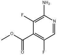 2-氨基-3,5-二氟异烟酸甲酯, 2803703-94-6, 结构式